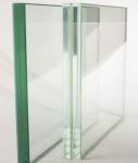 PVB Flat Tempered Laminated Glass with Colors Green/Gray/Bronze