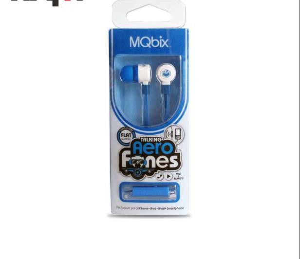 ABS Material Customized Promotional Gifts Hands Free Earphones With 3.5mm Connector