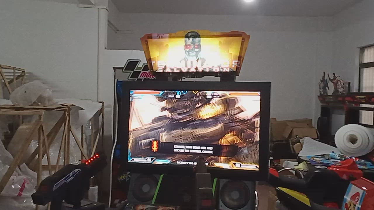 42'' LCD Erminator Salvation Shooting Gun Game Machine Exciting Arcade Video Gun Shooting Games