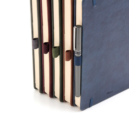 Elegant Leather Custom Journal Notebook Various Color Available With Pen Loop