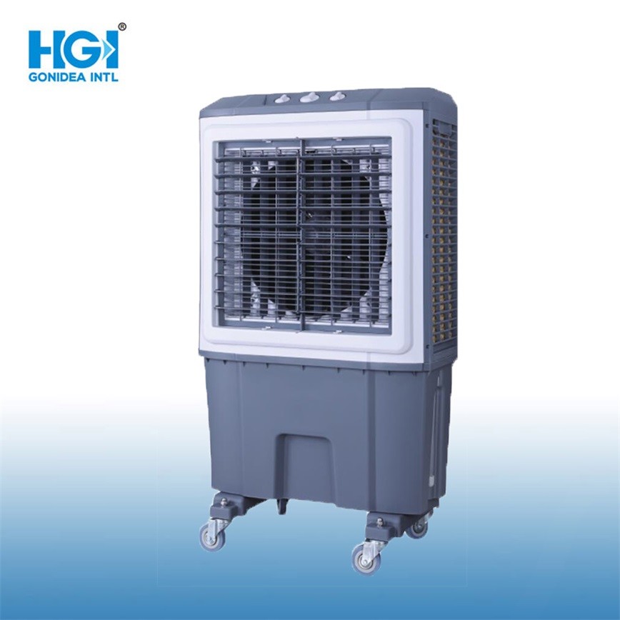 CB CE Energy Saving Mobile Evaporative Air Cooler For Industrial / Domestic Use