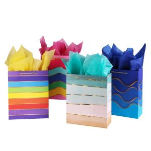 Quality Custom Order Paper Jewelry Gift Shopping Cardboard Paper Bags with Hand Length Handle wholesale