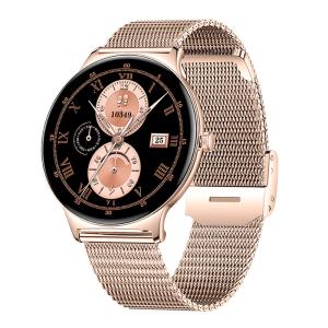Quality 5.1Smart Women'S Bluetooth Watch Round Amoled Display OEM wholesale