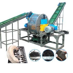 Quality 2ton - 3ton Rubber Tyre Shredder Machine Car Tire Shredder Customized wholesale