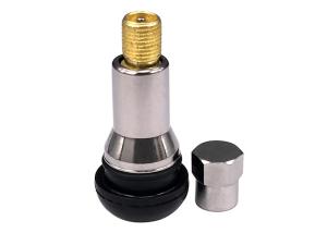 Quality Metal Tire Valve Stem TR413AC EPDM And Aluminum 100% Leak Test 4.5 Bars wholesale