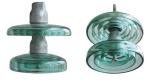 33KV Rated Electric Line Insulators , Clear Glass Insulators High Intensity