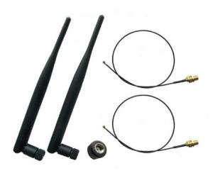 Quality Wireless Buy Long Range 50km 20km Booster Outdoor Wifi Antennas with High Gain 2-3dBi wholesale