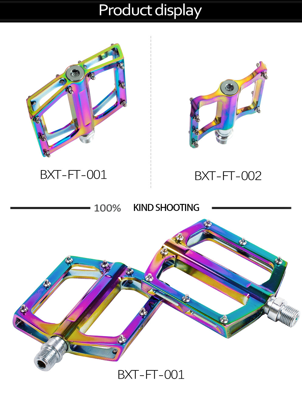 Aluminum Alloy Mountain Road Bicycle Pedal Multicolor Cycle Spare Parts