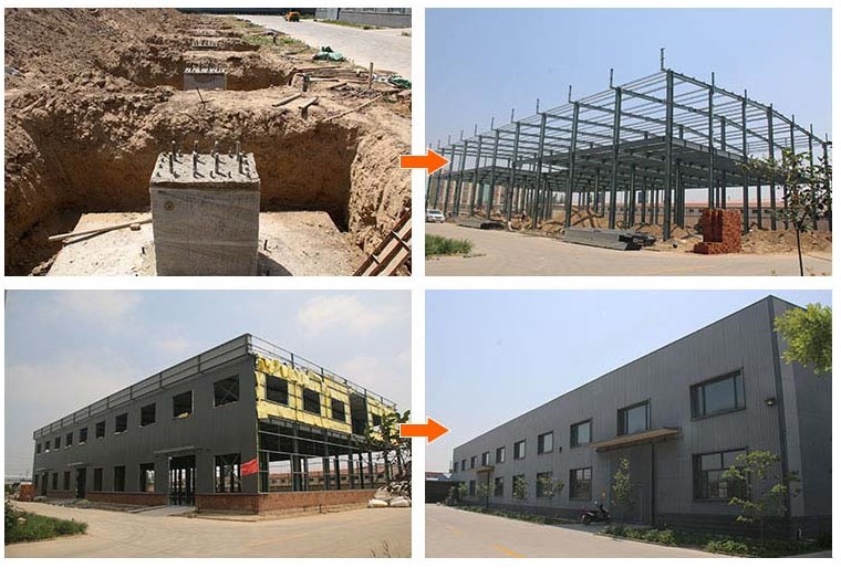 Prefabricated Light Steel Structure Storage Warehouse Buildings Workshop