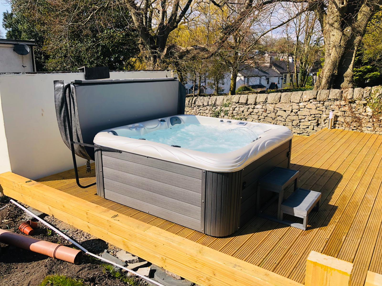 Balboa Control System White Pearl Hot Tubs Bathtub Whirlpool Spa Tub For 5 People