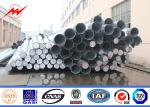 NEA NGCP Galvanized Steel Pole Meralco Shockproof Hot Dip For Power Transmission