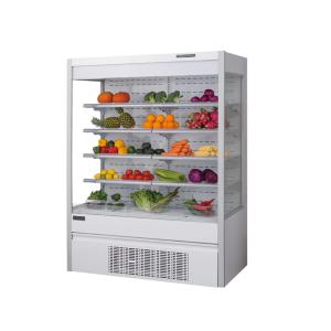 China Open Air Supermarket Display Refrigerator 0-10℃ Temperature 50hz Frequency on sale