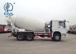 8M3 SINOTRUK 6x4 371HP Concrete Mixing Equipment / Cement Mixer Truck