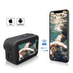 Waterproof Action Sports Camera Small 4K 60FPS 720P 240FPS WiFi Dual Screen Mini