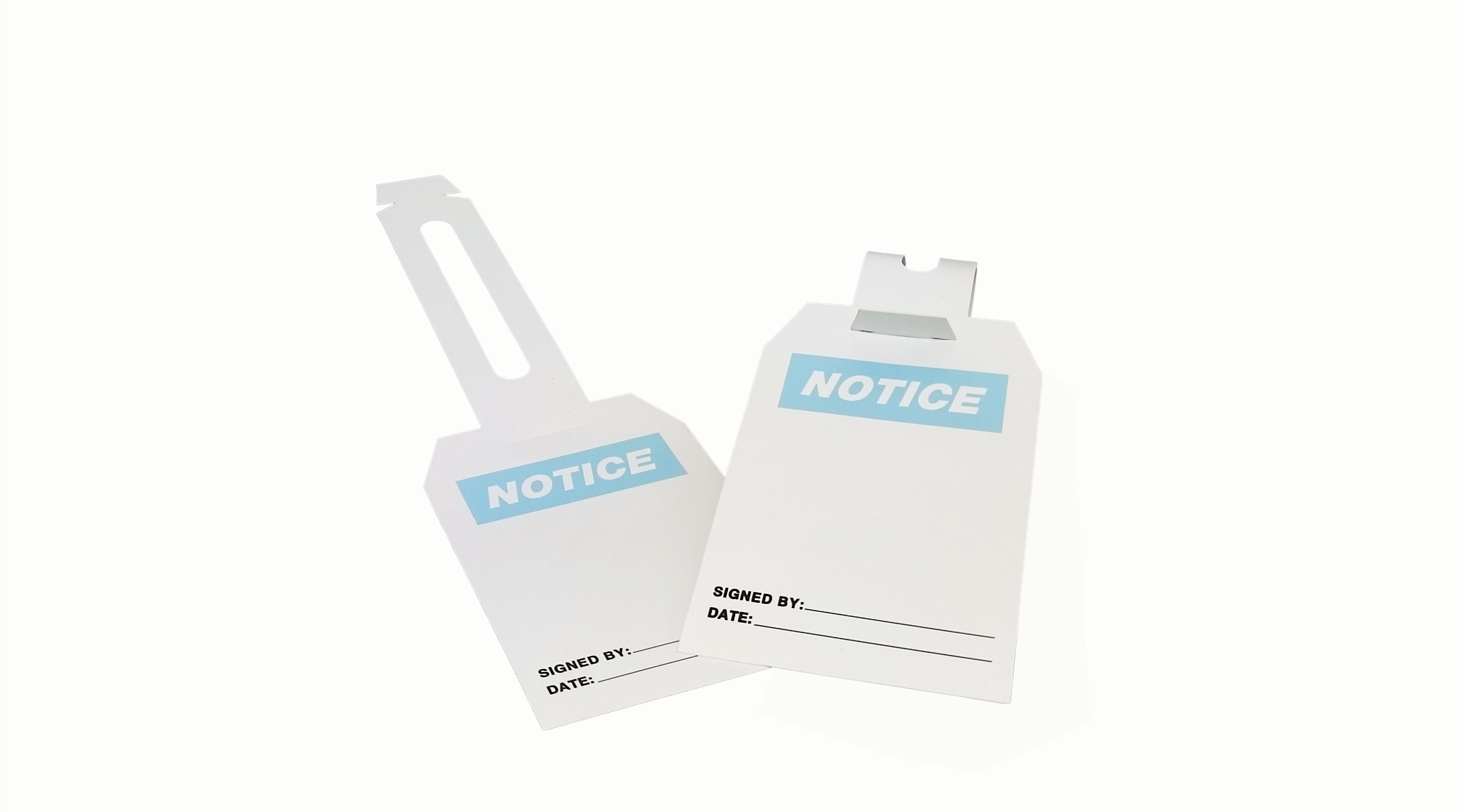 Industrial Plastic Safety Tag with Customized Logo
