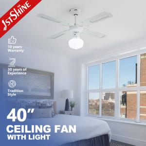 Quality OEM Remote Control Ceiling Fan with 1stshine Classic White Finish and 4 MDF Blades wholesale