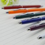 Factory hot selling and high quality plastic rubber square shape hotel pen
