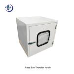 Powder Coated Steel Pass Box For Passing Goods To Clean Room 600x600x600mm