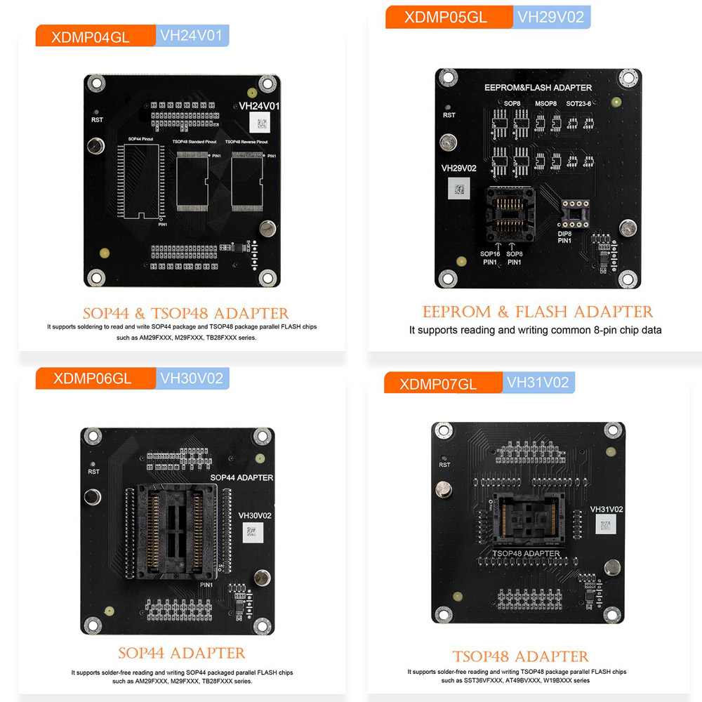 xhorse sop eerom adapters