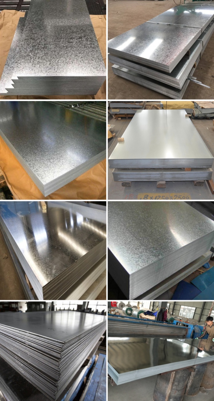 Direct of Dx51d Dx52d Dx53d 035mm Galvanized Steel Sheet with Punching Processing Service and Slightly Oiled