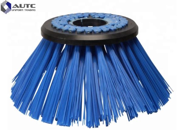Cheap Gutter Brooms Street Sweeper Brush , Road Cleaning Brush Customized Filament for sale