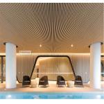 Custom Exterior Wall Building Facade Panels V Sharp Ventilated Aluminum Battens