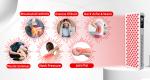 UK Power Adapter Infrared Red Light Therapy Device for Treatment Area 3-18