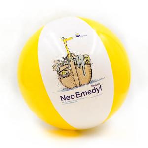 Quality Antiwear PVC 12 Inch Inflatable Beach Ball , Ultralight Custom Printed Beach Balls wholesale