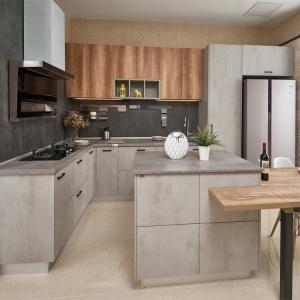 Quality Modern design waterproof aluminum MDF Modular Kitchen Cabinets wholesale