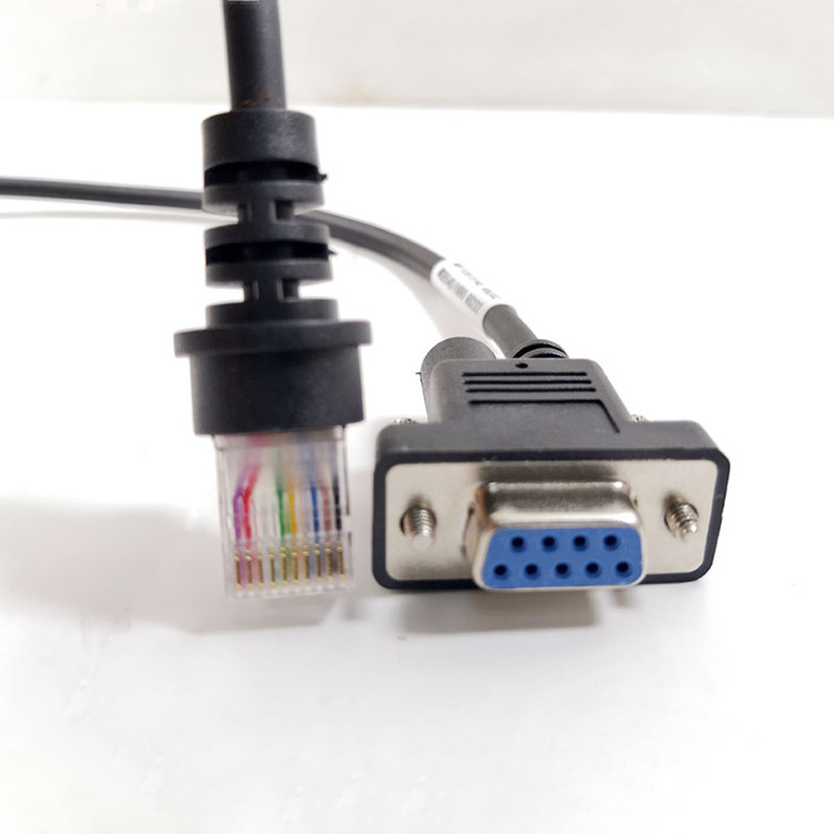 2m Straight RS232 Scanner Cable For Honeywell Metrologic Barcode Reader