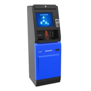 Quality 8GB Touch Screen Cash Deposit Machine Kiosk Currency Exchange Atm Machine wholesale
