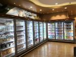Efficient Upright Glass Door Freezer Supermarket Display Freezer CE Certificatio