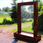 Waterfall Cascade Corten Steel Water Feature Fountain