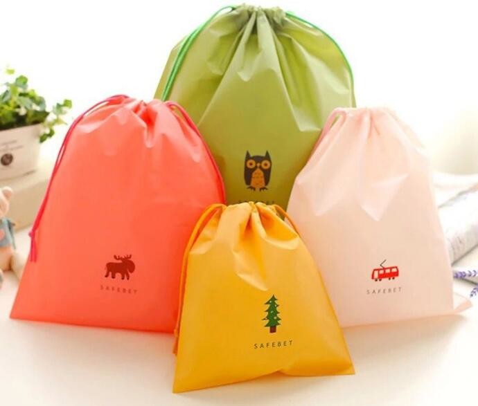 Recycled Foldable Nylon Polyester Tote Bag with logos polyester shopping bag Custom advertising handle non woven bag PAC