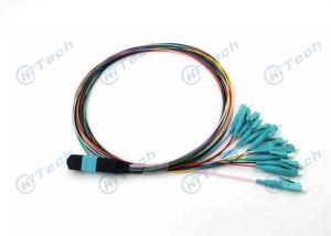 Quality Male / Female Type MPO-LC Optical Patch Cord Ceramic Ferrule Inner RoHS Standard wholesale