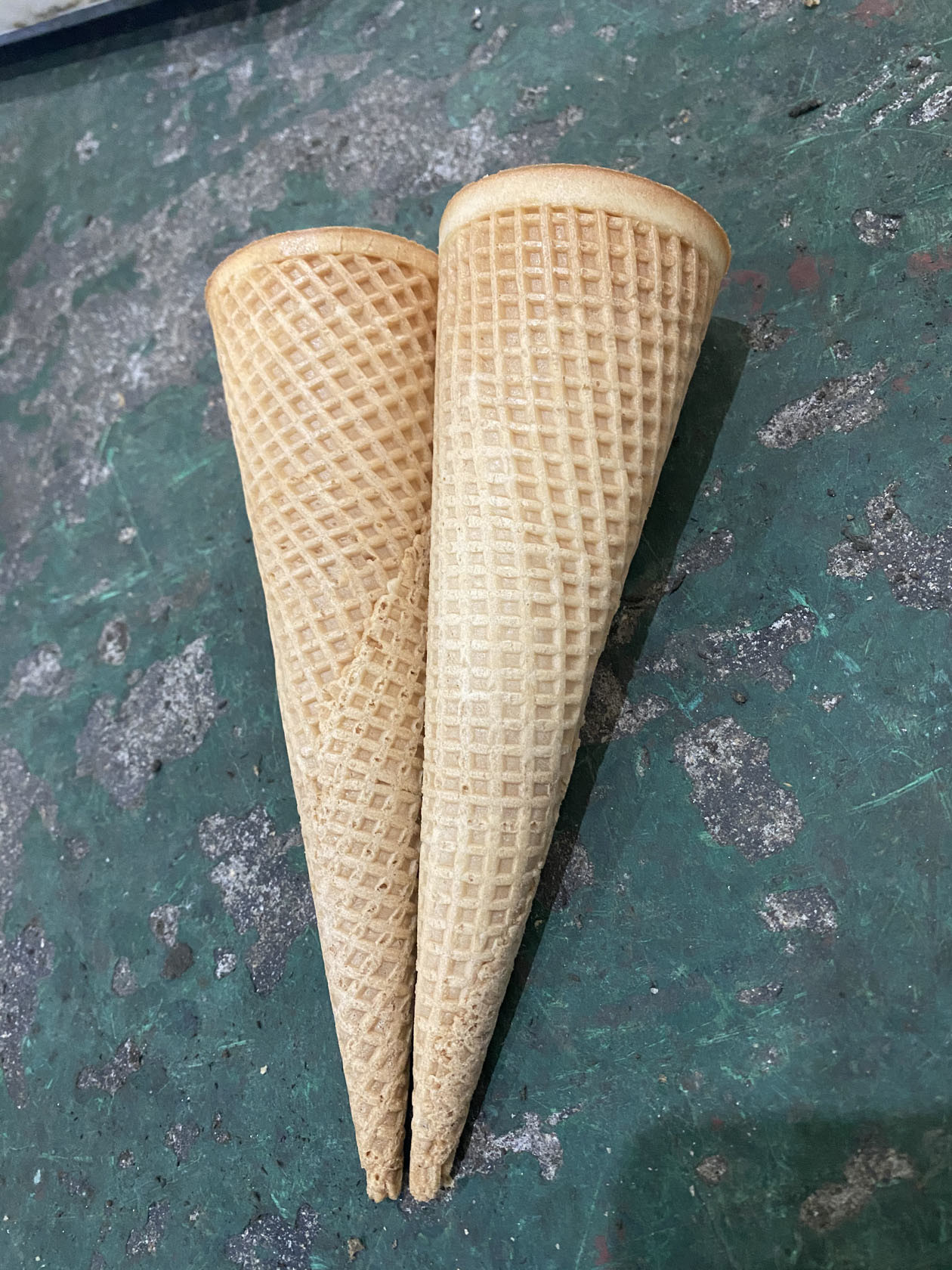 3200pcs/H 190mm Long Automatic Ice Cream Cone Machine For Beverage Factory