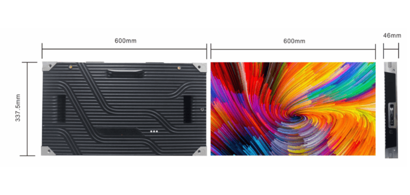 High Resolution 500*500mm P0.93 Indoor Full Color LED Screen For Video Display Panel