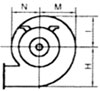 Low in noise centrifugal air-blower