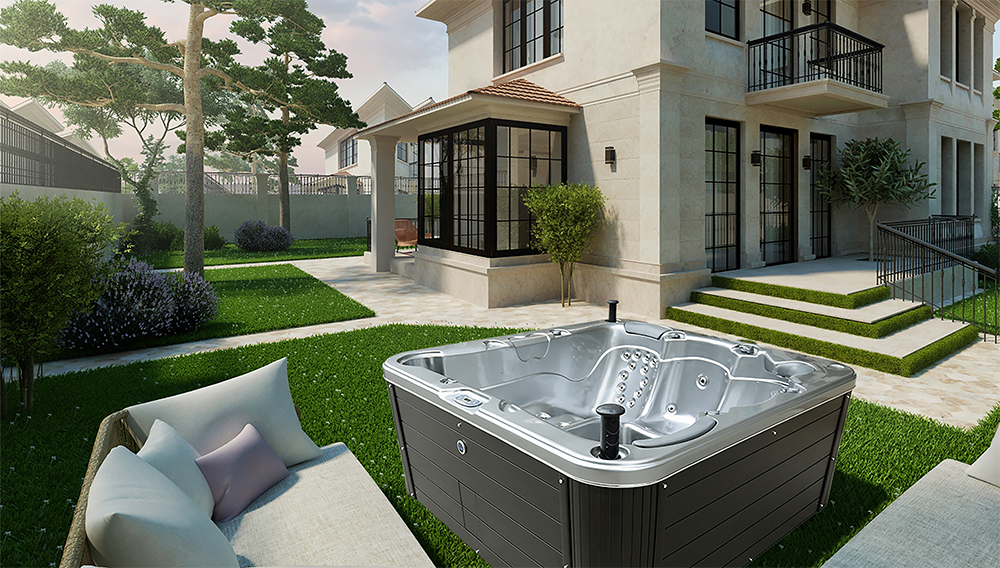 Comfortable Balboa Acrylic Outdoor Massage Bathtub Hot Spa Tubs