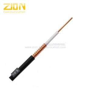 Quality 1/4&quot; Helical Corrugated Copper Tube RF 50 ohm coaxial cable wholesale