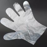PE Transparent Disposable Cooking Gloves Anti Skid Dish Washing Usage