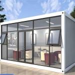 Customized Color Modern Steel Luxury Container Houses for Beach Camping on the