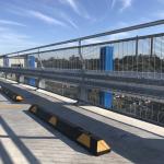 CE Certified Bending Corrugated Q235B Q345B Highway Guardrail with H Spacer