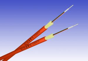 Quality Aramid Yarn Multi Fiber Indoor Optical Fiber Cable LSZH Outer Sheath wholesale
