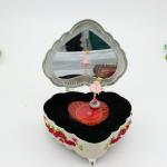 Heart Creative Dance Musical Jewelry Gift Box
