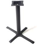 Restaurant Table base Cross Table leg Black Powder Coat Cast Iron Hospitality