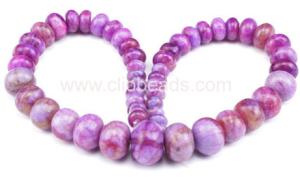 Quality Sugilite Jasper Graduated Rondelles wholesale
