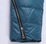 Womens Detachable Down Jacket With Large Hood Country Style Windproof