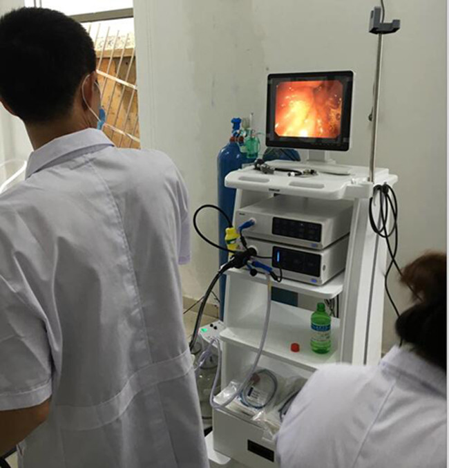 1630mm Video Colonoscopy Endoscopy , LED Cold Light Medical Endoscope With Monitor