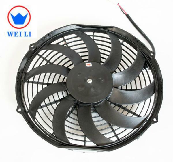 Bus Low Noise Centrifugal Fan , 12V/24V DC Brush Ultra Thin Electric Radiator